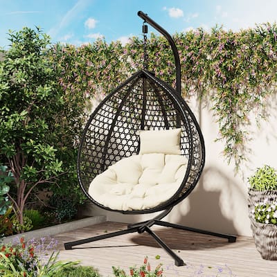 Versatile Hanging Egg Chair for Indoor and Outdoor Use