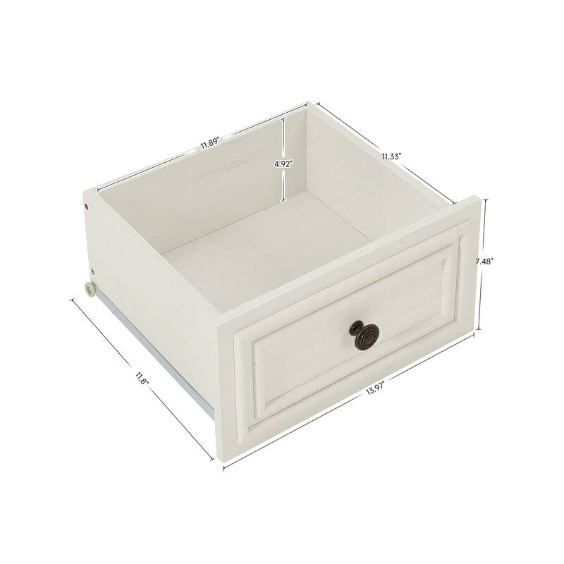 Modern 5-Drawer Dresser, Designed with Embossed Textures and Beveled Edges