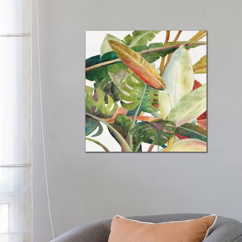 iCanvas "Tropical Lush Garden Square II" by Marie Elaine Cusson Canvas Print - 26x26x1.5
