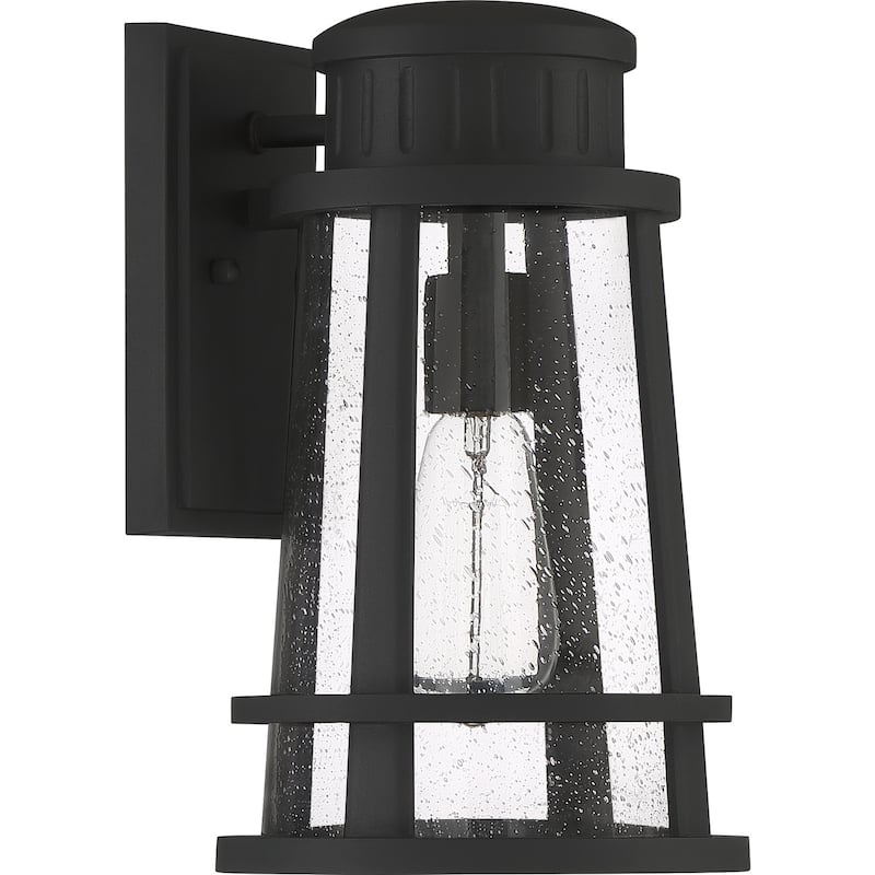 Dunham 1-Light Outdoor Lantern in Earth Black - Earth Black
