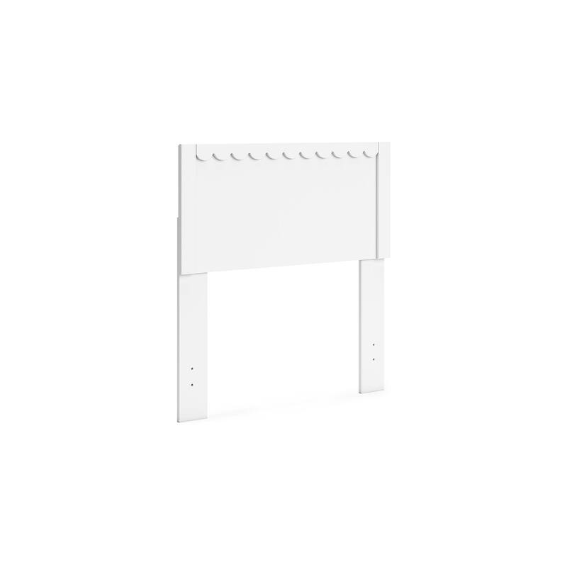 Signature Design by Ashley Hallityn White Panel Platform Bed