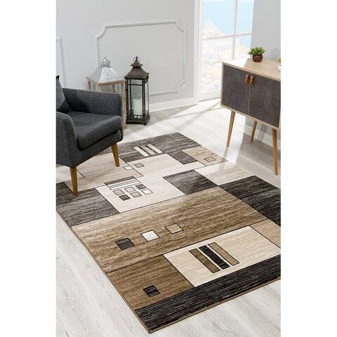 Copper Grove Cooper Modern Abstract Geometric Area Rug