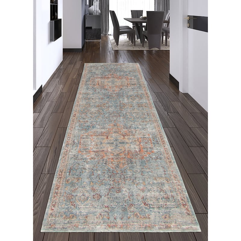 ECARPETGALLERY Bahama Heriz Transitional Rug
