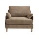 preview thumbnail 19 of 33, Chenille Upholstered 3-in-1 Convertible Sleeper Foldable Sofa Bed Recliner Chair with 3 Pillows