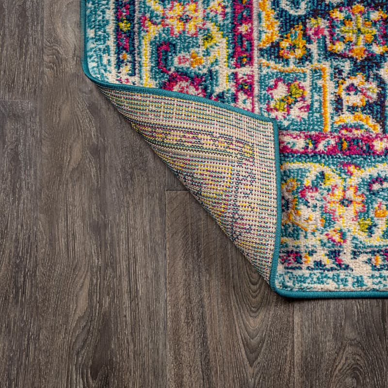 JONATHAN Y Audrey Geometric Medallion Area Rug
