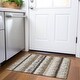 preview thumbnail 123 of 132, Premium Washable Super Soft Modern Ombre Stripe Mayfield Rug Brown - 1'8" x 2'6"