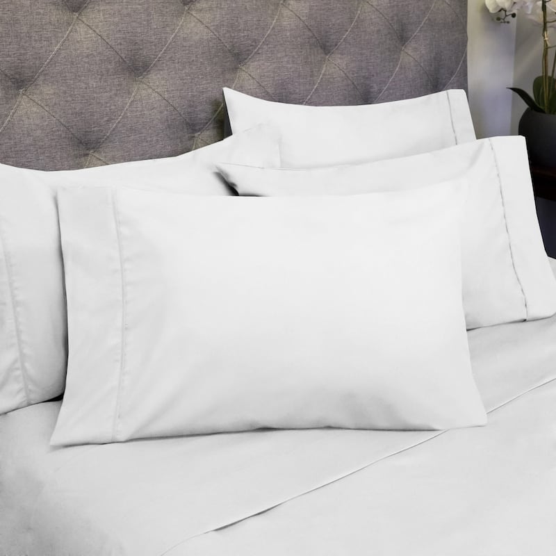 Luxurious Ultra-soft 6-pc. Bedsheet Set - Queen - White