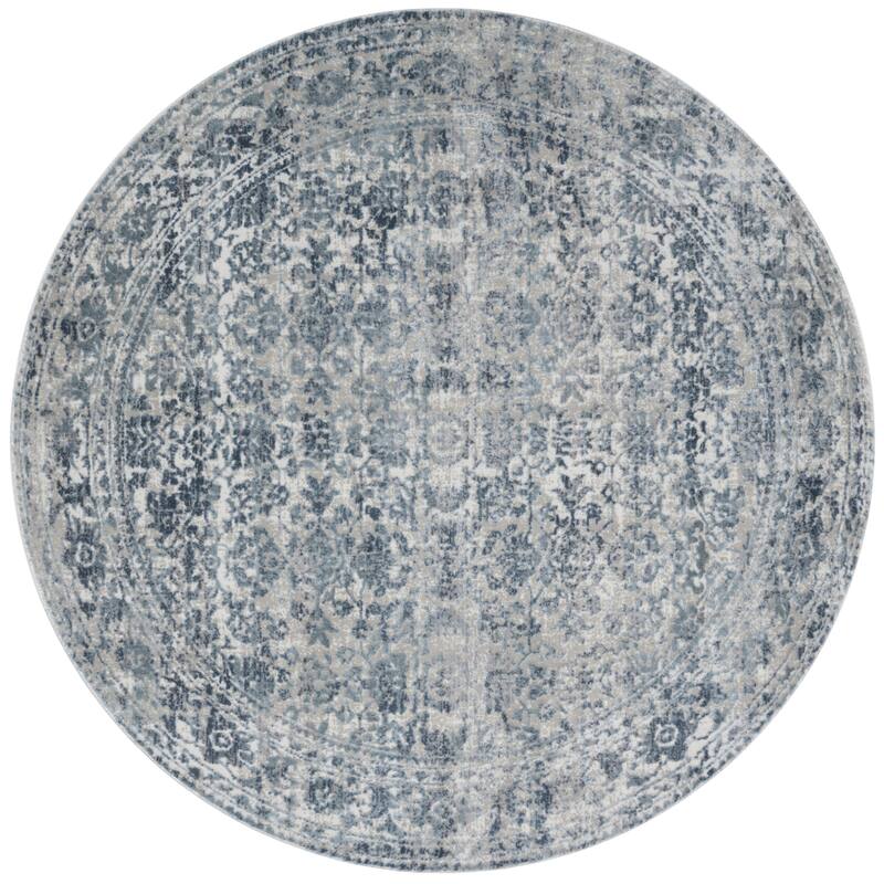 Alexander Home Mason Transitional Vintage Damask Rug
