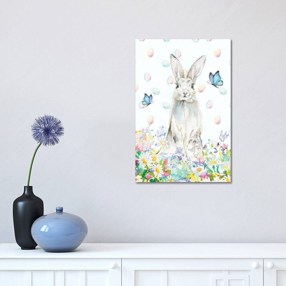 iCanvas "Tall Easter Bunny" by Patricia Pinto Canvas Print