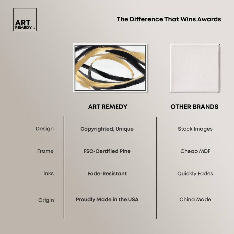Loops of Luxury II Canvas by Art Remedy