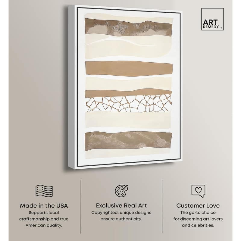 Relief Rifts II Canvas by Art Remedy