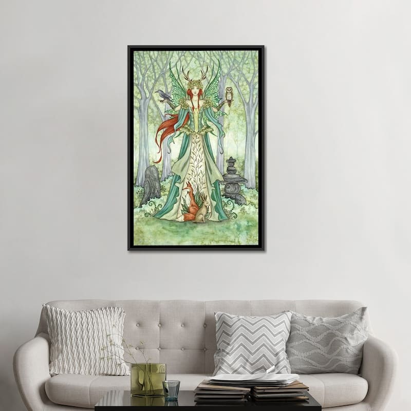 iCanvas "The Caretaker" by Amy Brown Framed Canvas Print