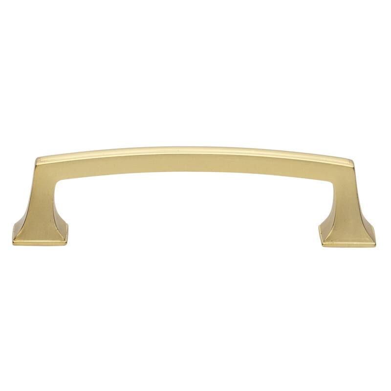 GlideRite 3-3/4 in. Center Gold Deco Base Cabinet Pulls (25-Pack) - Brass Gold