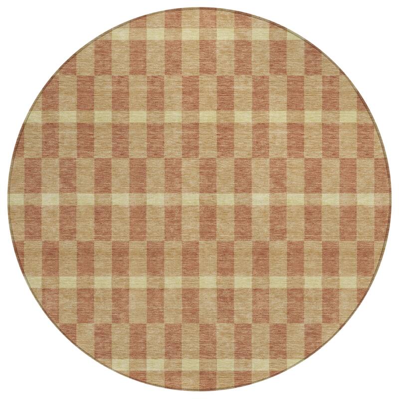 Machine Washable Indoor/ Outdoor Modern Augusta Chantille Rug