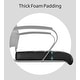 preview thumbnail 4 of 38, Office Chair With Arms Stools For Counter Height Bar Office Wheels PU Leather Rest Tilt Swivel Work Office Standing Desk