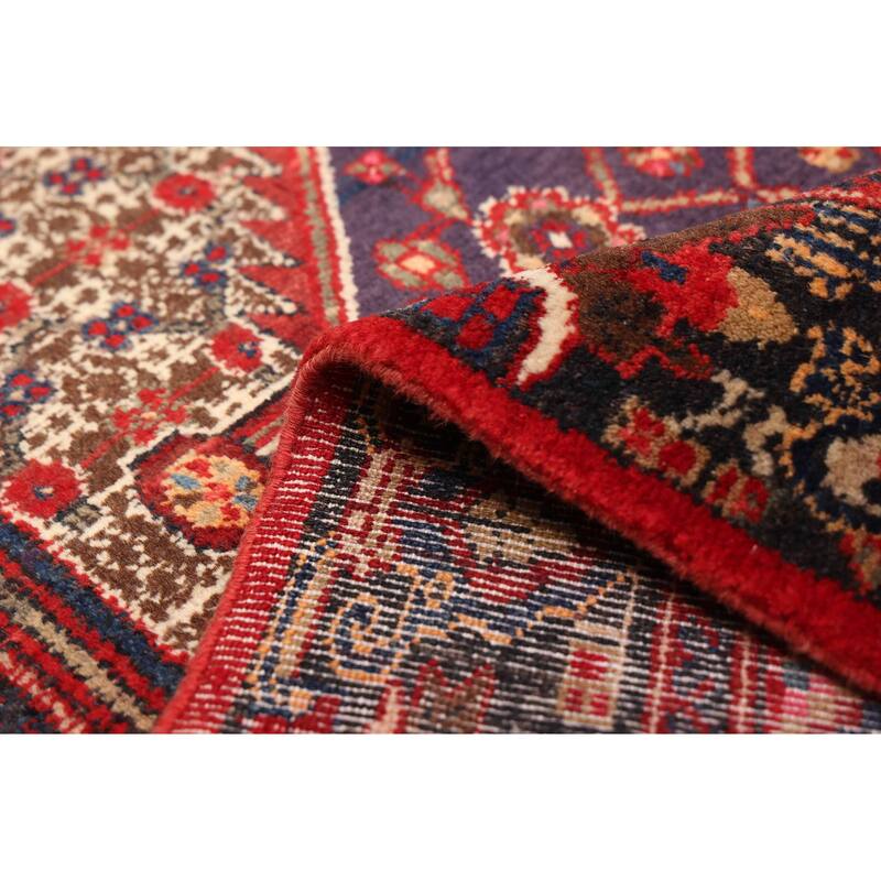 ECARPETGALLERY Hand-knotted Anatolian Vintage Red Wool Rug - 3'5 x 9'8