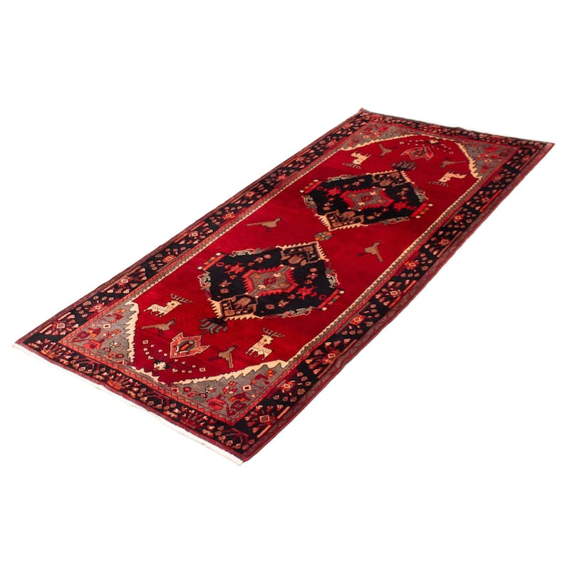 Anadol Red Rug 4'4" x 9'0" - 4'4 x 9'0
