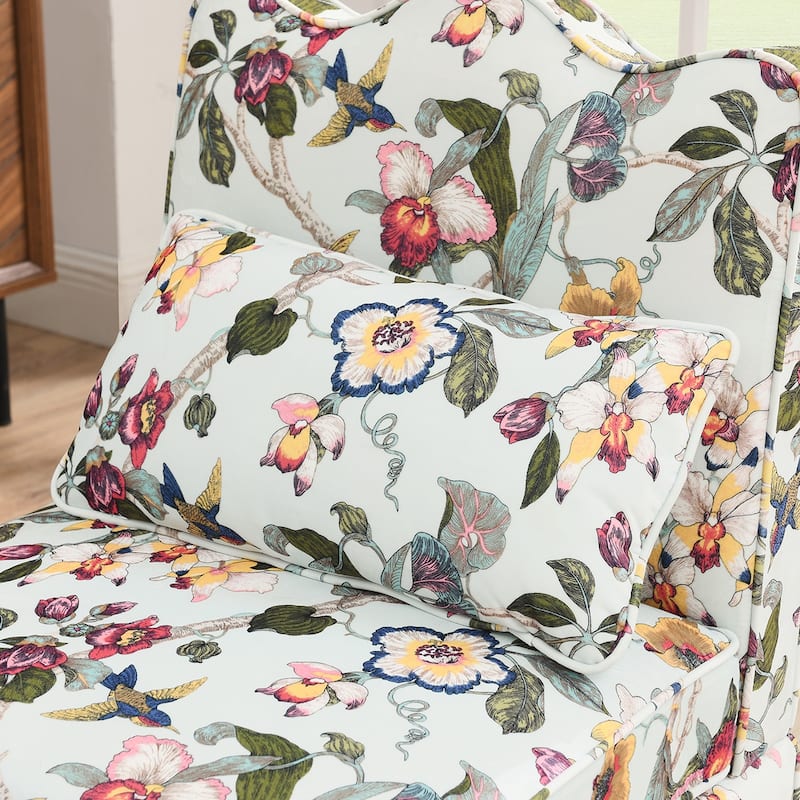 Flannel Single Armless Chair
