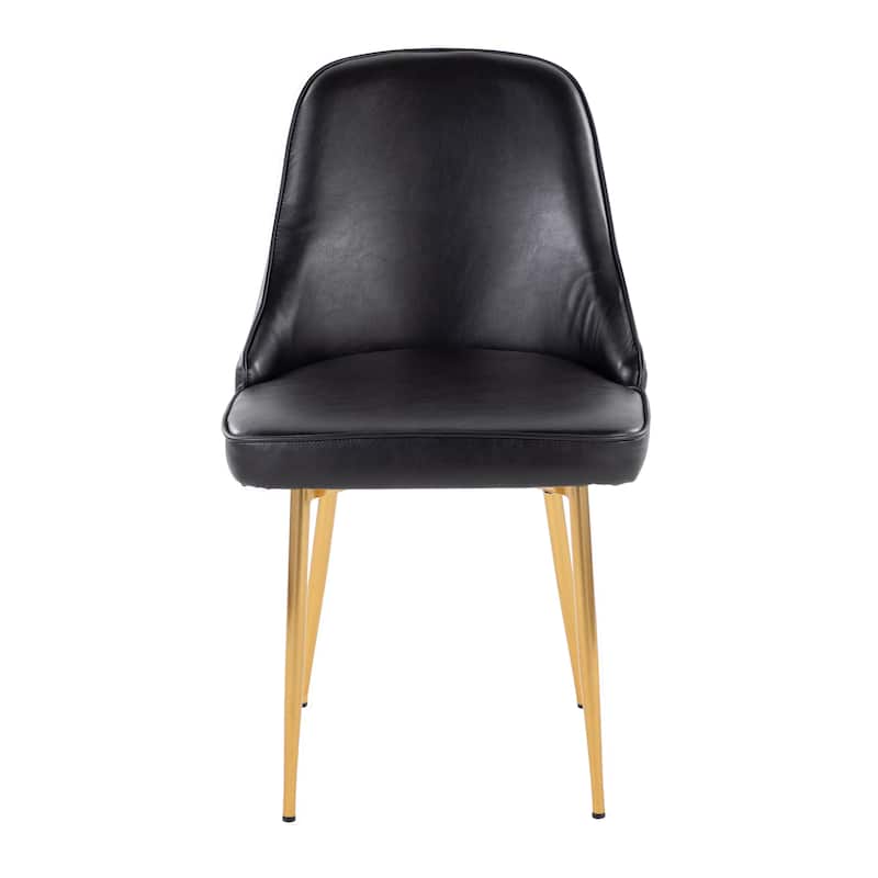 Silver Orchid Naldi Faux Leather Dining Chair - Set of 2