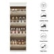 preview thumbnail 5 of 8, 61"Tall 4 Drawer Shoe Cabinet Space Saving(White&Oak)