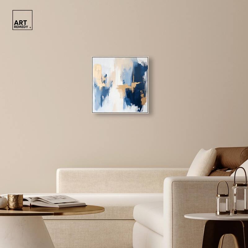 Tranquil Blue Depths II Canvas by Art Remedy