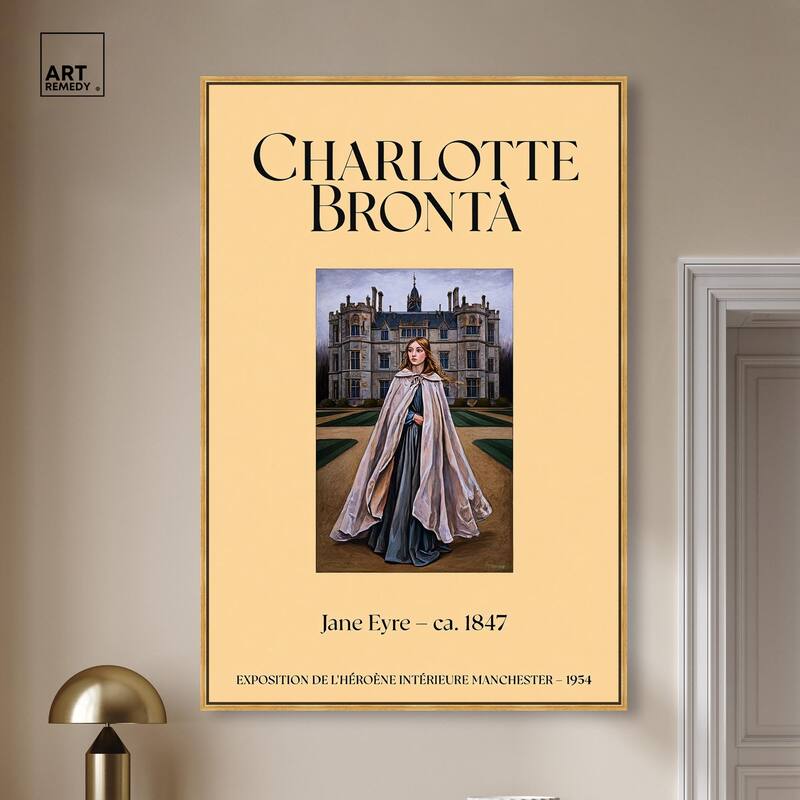 Protagonist of Jane Eyre Canvas by Art Remedy