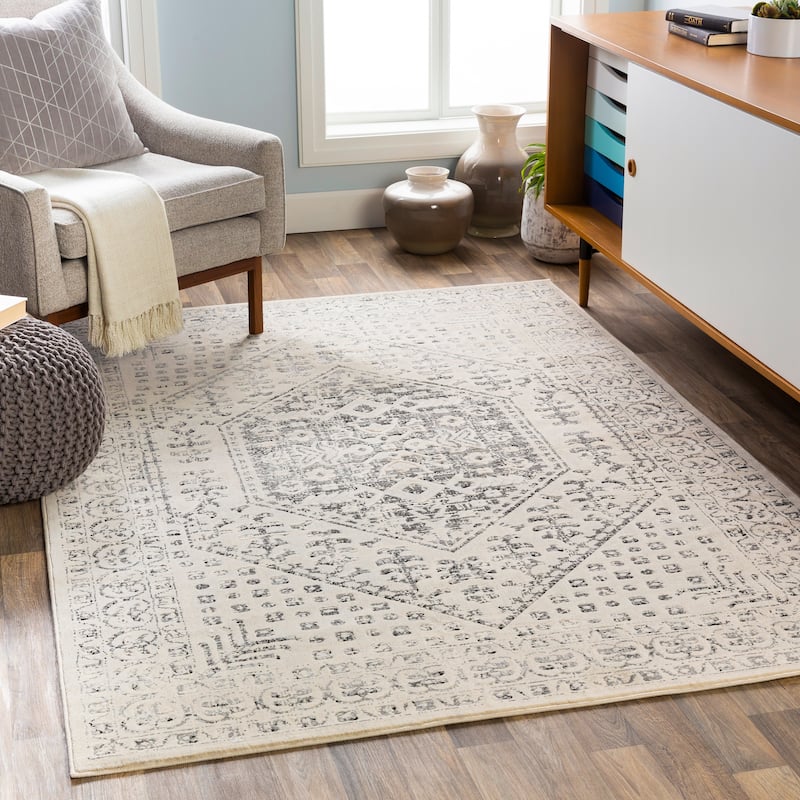 The Curated Nomad Scannell Vintage Persian Area Rug - 2' x 3' - Grey
