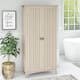 Bush Furniture Salinas Bathroom Storage Cabinet with Doors - Antique White