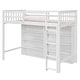 preview thumbnail 20 of 26, Twin Size Loft Bed with 8 Open Storage Shelves, Built-in Ladder, Solid Pine Wood Frame, Space-Saving Design for Bedroom, Grey