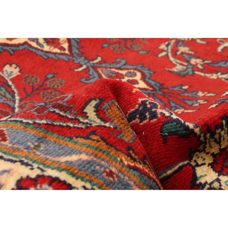 ECARPETGALLERY Hand-knotted Anadol Red Wool Rug - 3'5 x 9'7