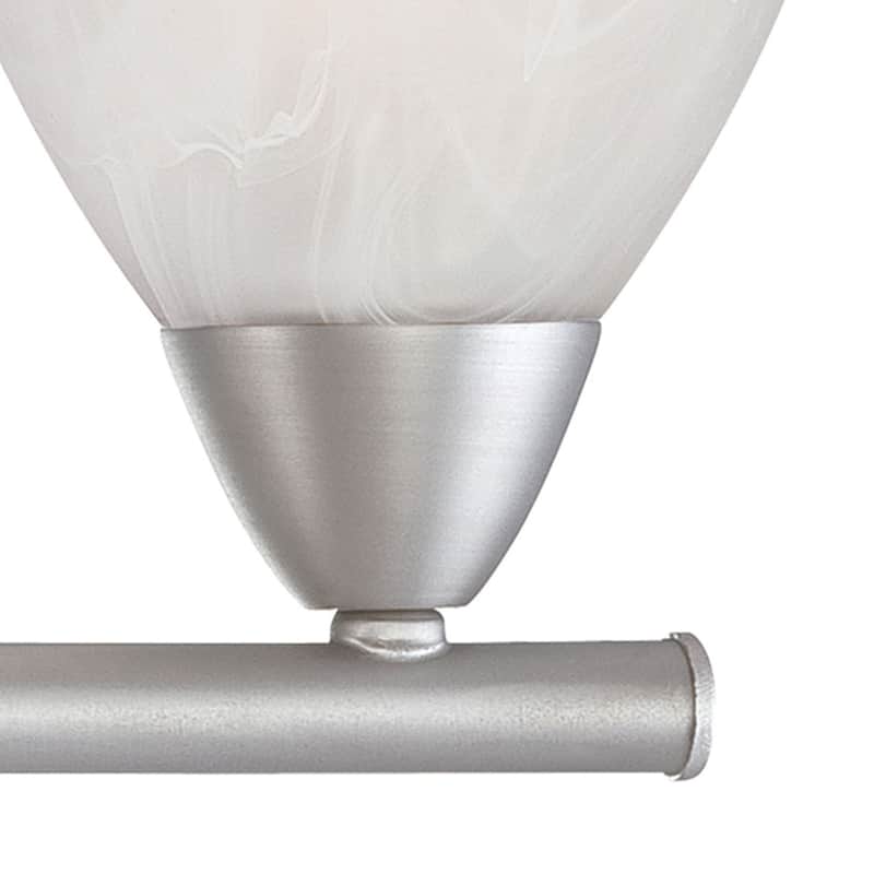 Tia 15.75-inch Wide 2-Light Vanity Light in Matte Nickel