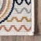 preview thumbnail 3 of 7, Nuloom Kaarina Multi Rainbow Kids Fringe Area Rug