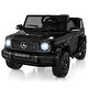 preview thumbnail 13 of 16, 12V Kids Ride on Car, Licensed Mercedes Benz G63 Electric Car w/Remote Control Black