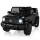 preview thumbnail 6 of 13, Kids Ride On Car Licensed Mercedes-Benz Electric Car LED Lights Music Black