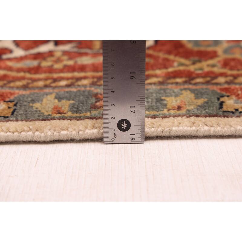 ECARPETGALLERY Hand-knotted Jules Sultane Ivory Wool Rug - 7'8 x 9'8