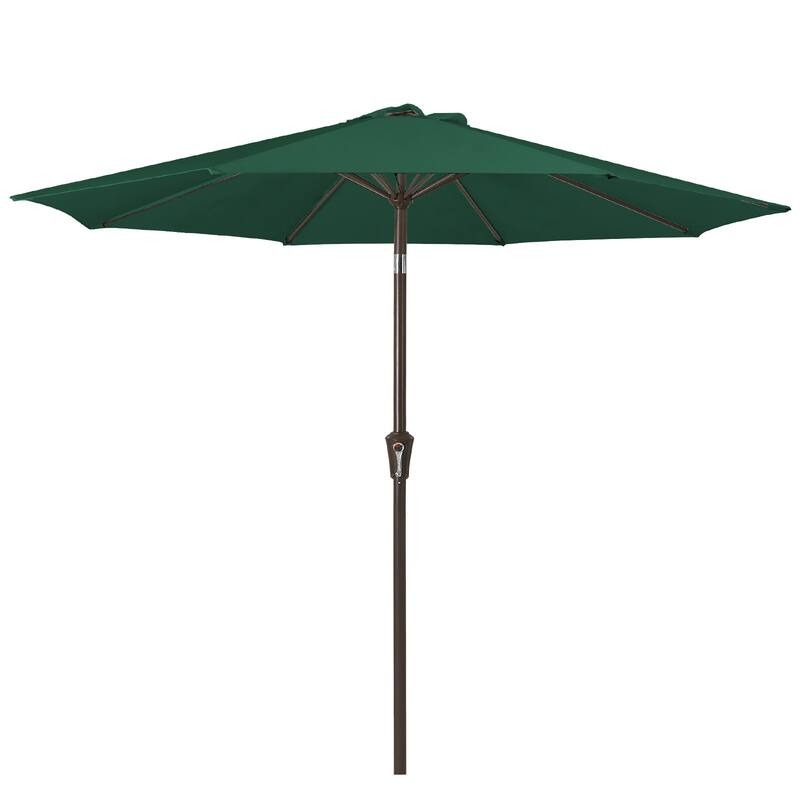 10ft Patio Market Umbrella with Crank & Tilt,UV-Risistant
