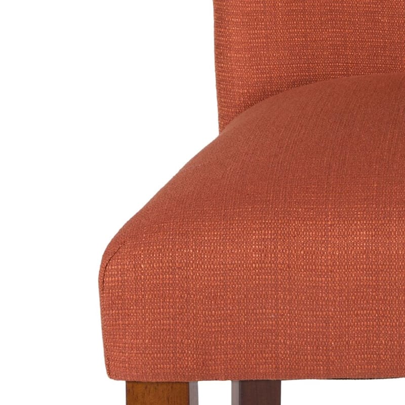 HomePop Parson Dining Chair - Textured Solid Everly Cayenne - Single