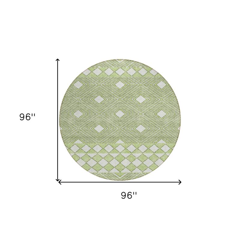 HomeRoots Geometric Transitional Rectangle Outdoor Rug