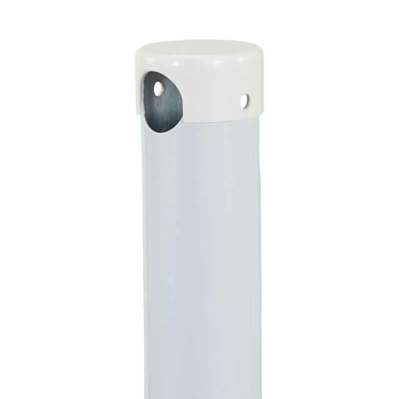 Household Essentials White Mega T-Post Assembly Clothesline Pole