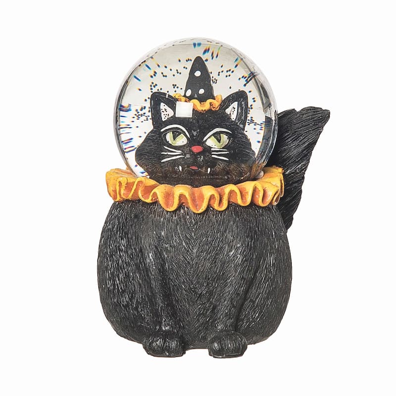 Black Cat Decorative Small Petite Halloween Figurine