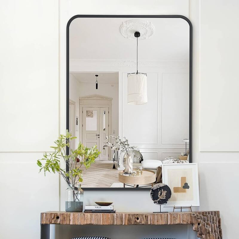 22x30 Inch Metal Framed Rectangular Bathrrom Mirror for Wall