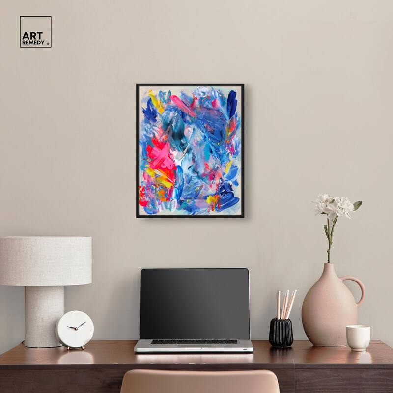 Colorburst Mirage Canvas by Art Remedy