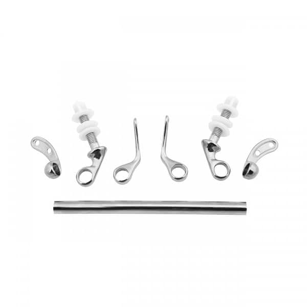Solid Brass Toilet Seat Hinge Replacement Chrome Adjustable Toilet Seat