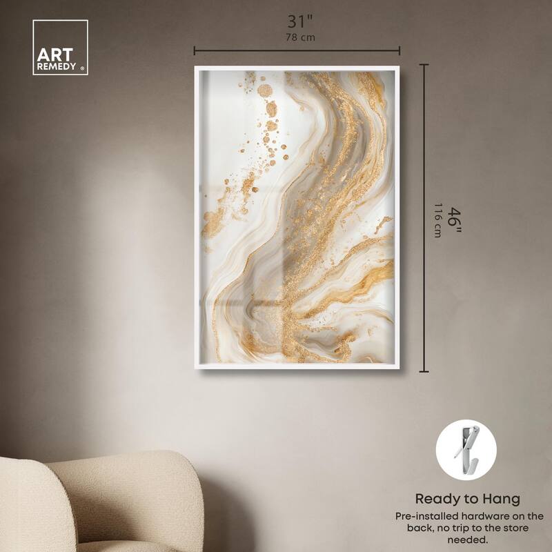 Gold Vein Shadowbox by Art Remedy
