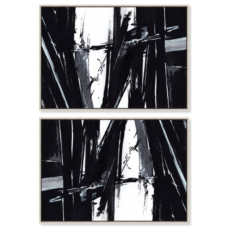 Nocturnal Alloy Canvas by Art Remedy - 36" x 54" - Gold