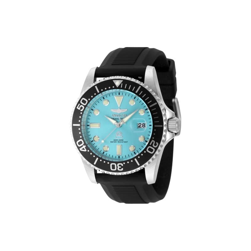 Invicta Men's 48213 Pro Diver Quartz 3 Hand Blue Dial Watch