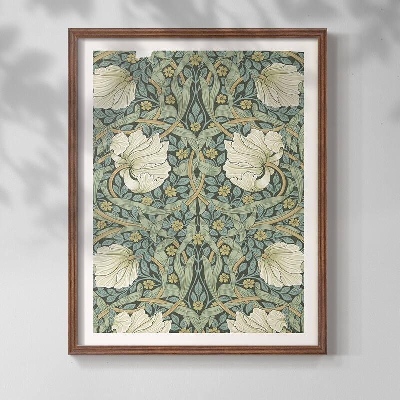 Vintage Abstract Print XXVIII -Framed Print