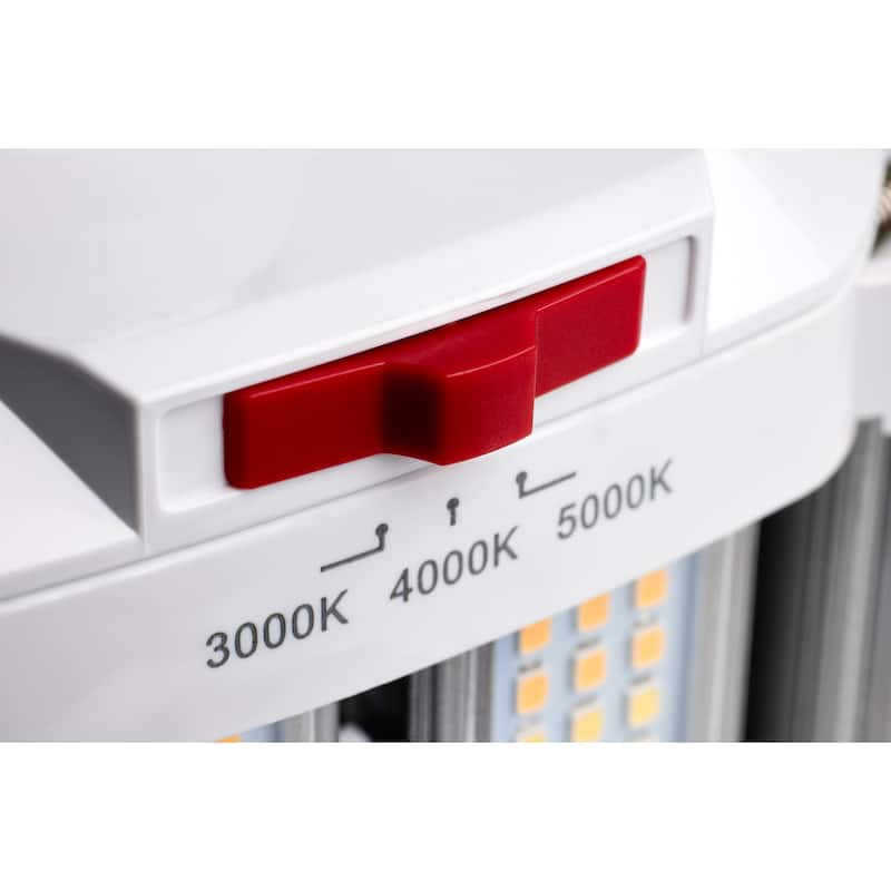 LED Shoe Box Lamp 60/70/80 Wattage Selectable 3K/4K/5K CCT Selectable 120-277V - White
