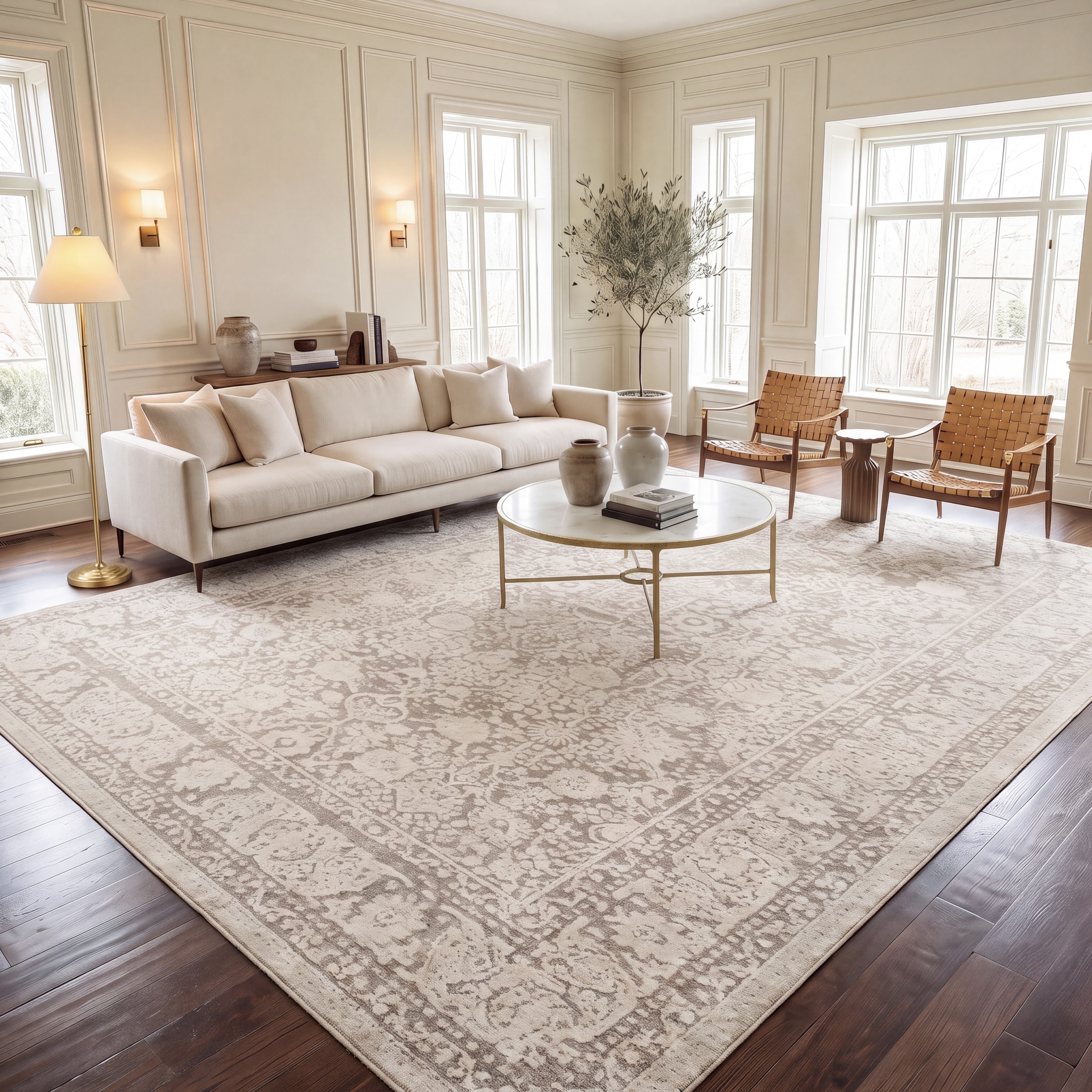 SAFAVIEH Reflection Zadie Modern Oriental Polyester Rug