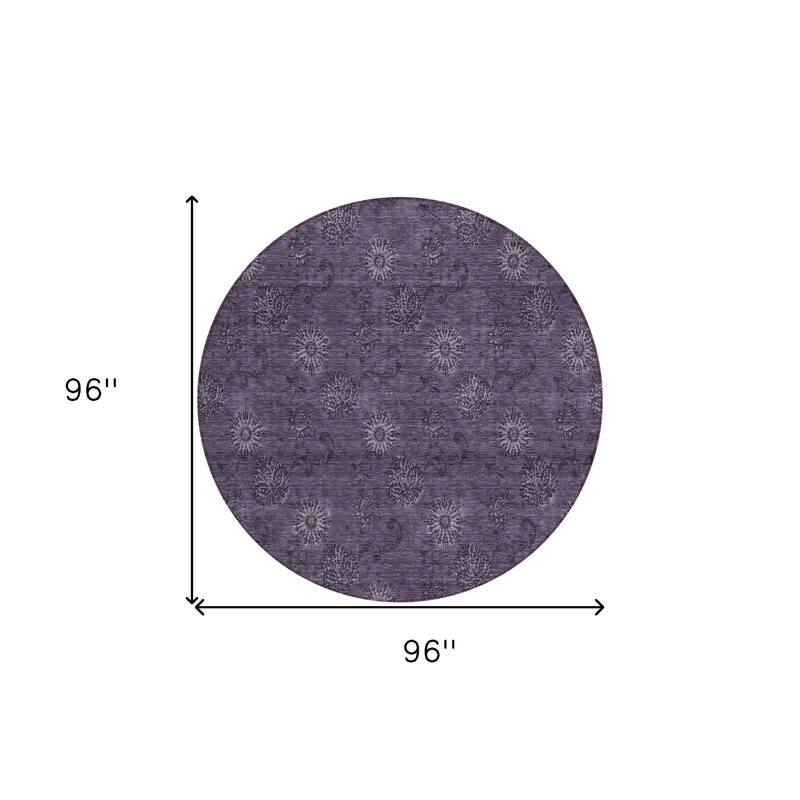 HomeRoots Floral Transitional Rectangle Outdoor Rug